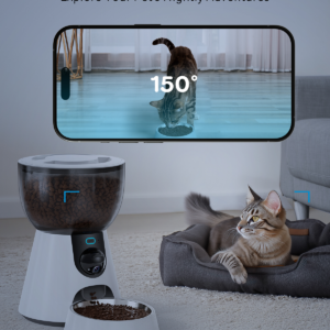Alternative view of Smart Cat Feeder Dry Food – Automatic, Programmable Feeding Solution for Convenient Mealtime