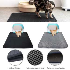 Alternative view of Double-Layer Cat Litter Trap Mat – Maximum Litter Control for a Cleaner Home