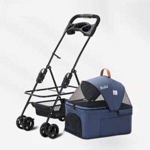 Luxury 4-Wheel Cat Stroller