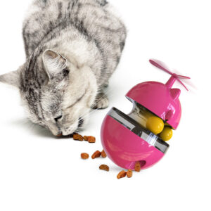 Alternative view of Cyclone Tumbler Cat Toy | Interactive Food Dispenser for Playful Cats
