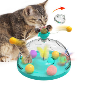 Interactive Cat Windmill Toy