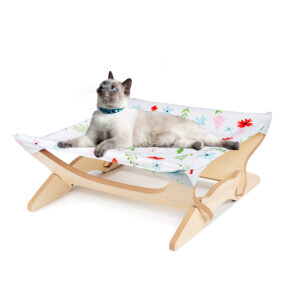 Wooden Cat Hammock Bed