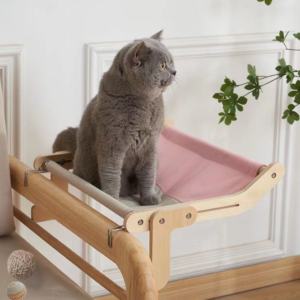 Window Side Cat Hammock | Stylish Hanging Cat Bed for Ultimate Comfort